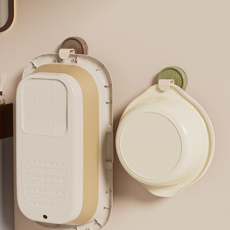 Bathroom Hooks Toilet Wash Basin Storage Rack Bathroom Punch-Free Storage Rack In Various Colors