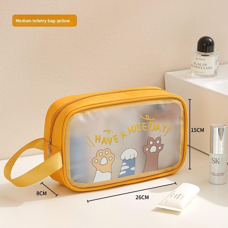 Cute Cartoon Waterproof Travel Makeup Bag Large Capacity Organizer For Girls