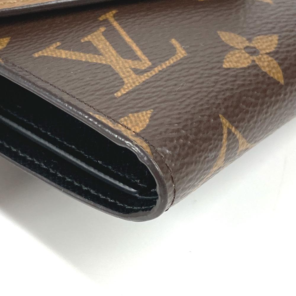Louis Vuitton M81557 Monogram reverse Portefeuille-Victorine Tri-fold Wallet