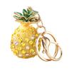 Schlüsselanhänger Anhänger Funkelnde Strasssteine Eingelegt Dreidimensionales Ananas Design Schlüsselkette Leichtes Auto Tasche Zubehör