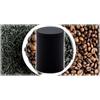 Takada Coffee Shop Made In Japan Coffee & Tea Canister, 200-250g, Moisture-Proof Steel Can with Gasket, Matte Black