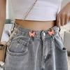 Zinc Zinc Alloy Jean Button Waist Buckle Removable Clothing Accessories Snap Fastener Pants Pin  Skirts