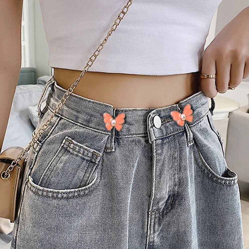 Zinc Zinc Alloy Jean Button Waist Buckle Removable Clothing Accessories Snap Fastener Pants Pin Skirts