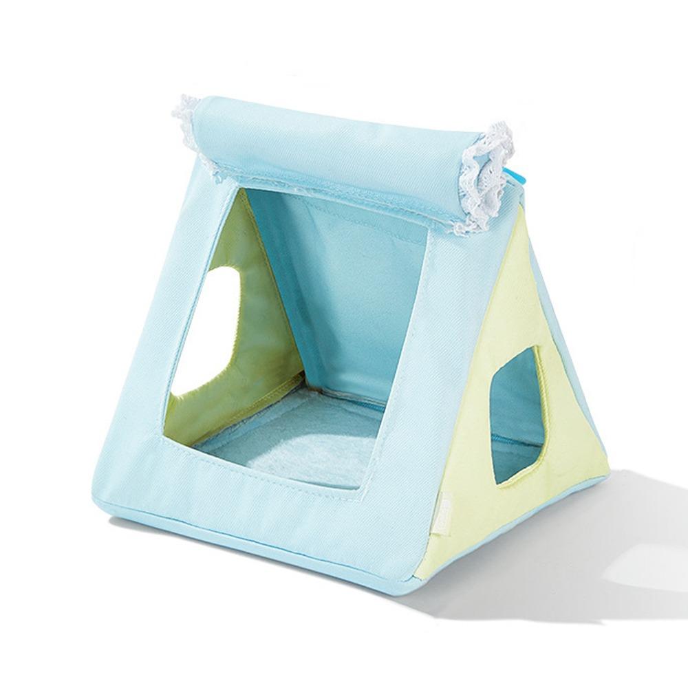 

Breathable Net Hanging Parrot Nest Bite Resistant Bird House Bird Bed Hanging Tent All Season синий