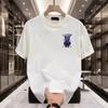 Trendy Brand Short-Sleeved Pure Cotton Men'S Printed T-Shirt Trendy Men'S And Women'S Versatile Round Neck T-Shirt Men'S