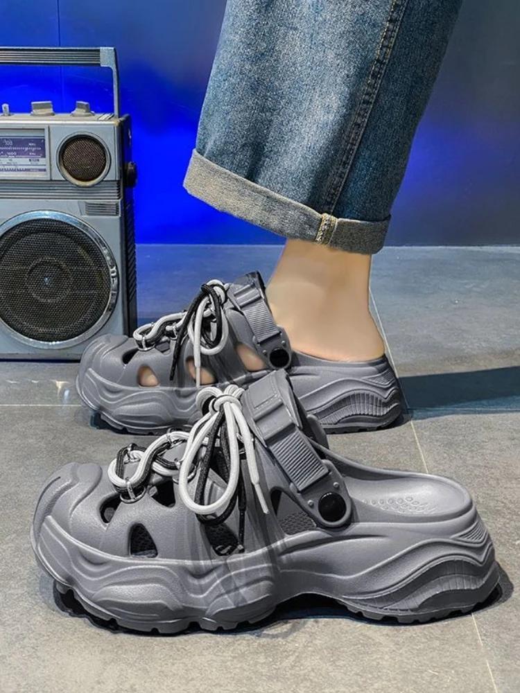 Fashion Ultralight Male Shoe Breathable Trend 2025 Summer Sale Outdoor Descount New Fashion Design Open Toe High Quality 39 Men's Sandal