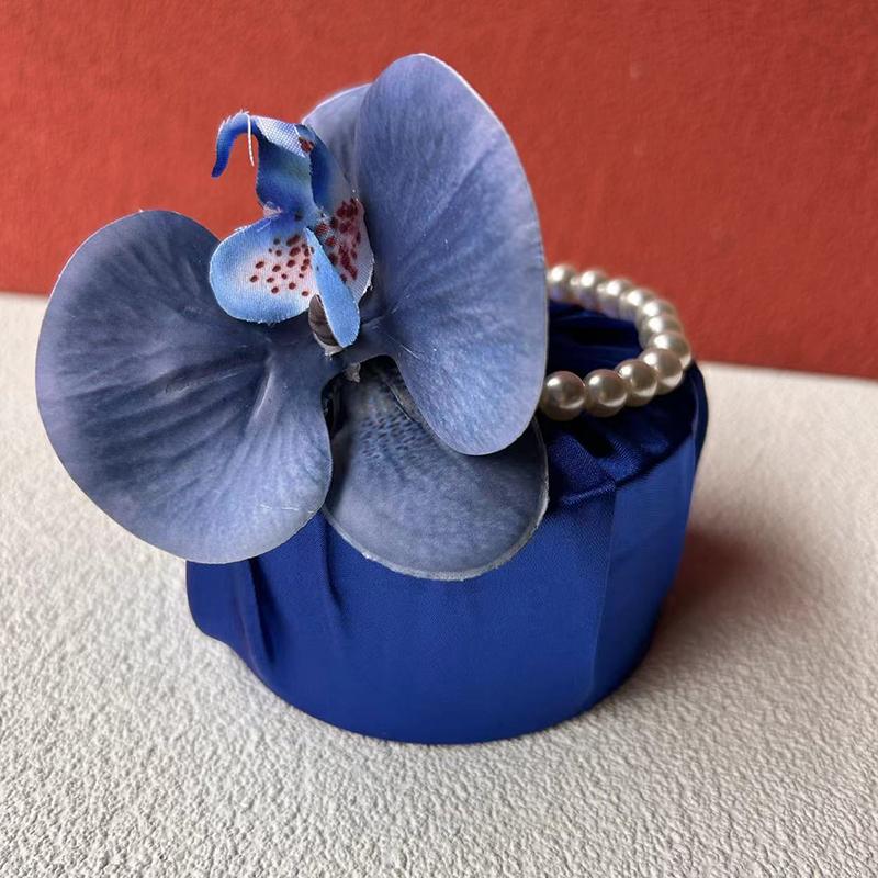 

Тканевая сумка-узел из атласного шелка цвета орхидеи, сумочка, подарочная коробка для украшений, свадебный пакет для конфет