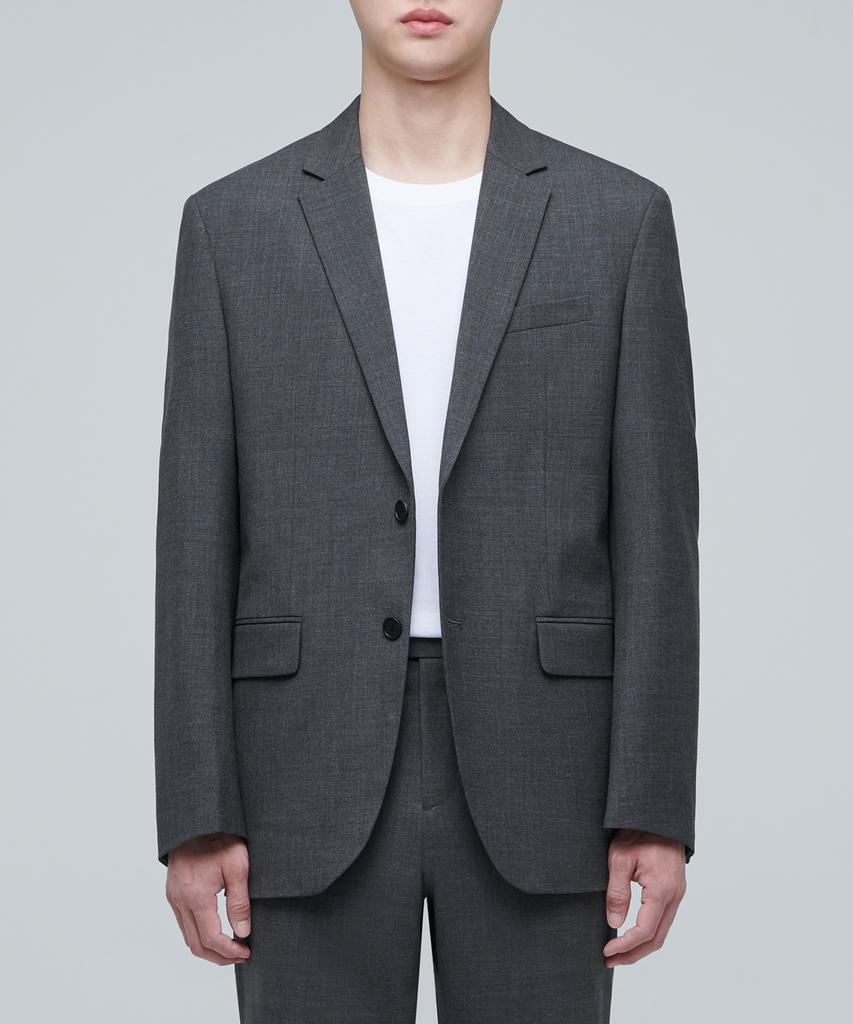 Musinsa Standard Basic Wool Blazer [Medium Grey]
