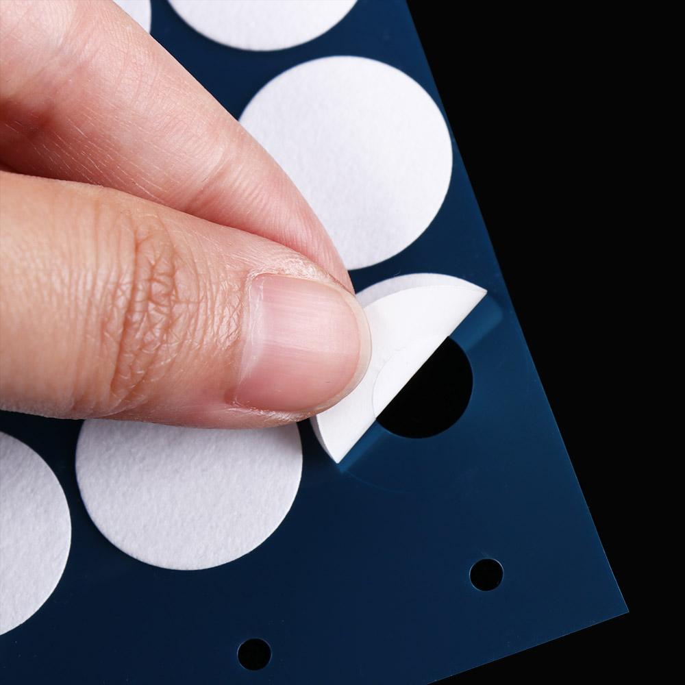 48pcs Waterproof 20mm Filter Paper Sticker Breathable Sterile Mesh Membrane Filter  Sterile Lid