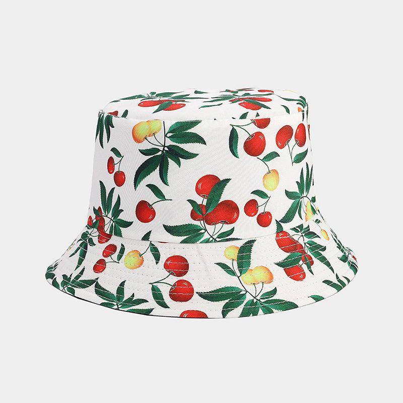 Unisex-Sonnenhut mit Fruchtmuster für Freizeitaktivitäten im Freien und Sommerreisen