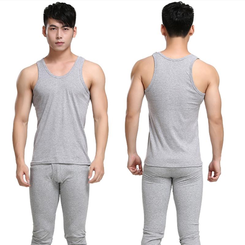 

Летний мужской жилет I-образной формы с большой нитью, полностью из чистого хлопка, мужской жилет из чистого хлопка, жилет из рубчика, барьер 3XL серый