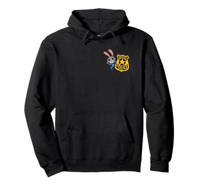 Disney Zootopia Judy Hopps ZPD Police Badge Costume ZOOTOPIA POLICE Hoodie