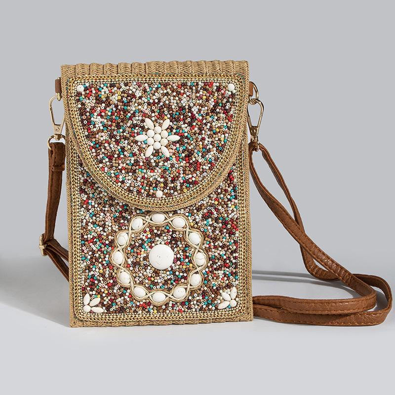 Boho Woven Crossbody Bag