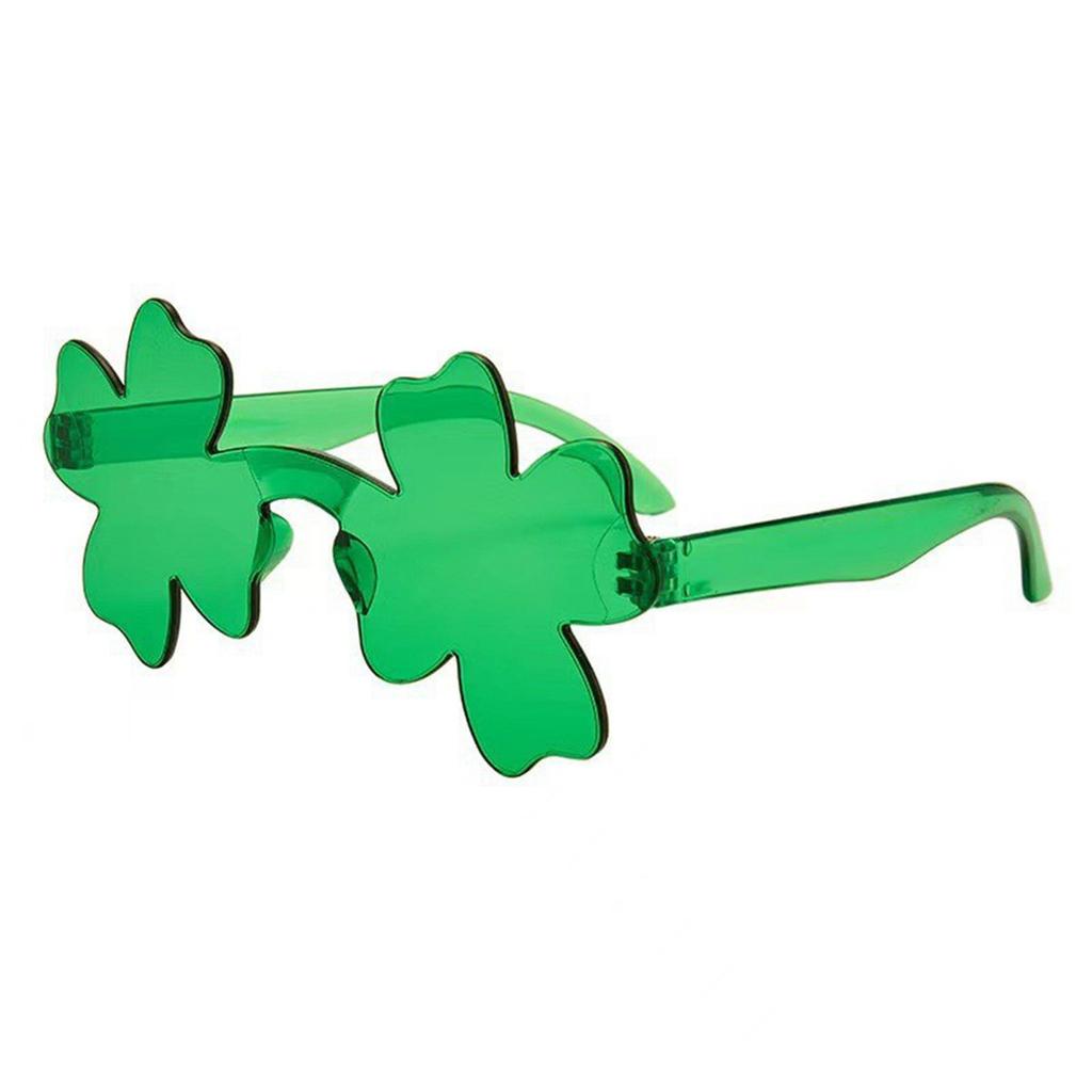 St. Patrick's Day Glasses Non-woven Cap Plastic Green Powder Glasses Irish Festival Glasses.