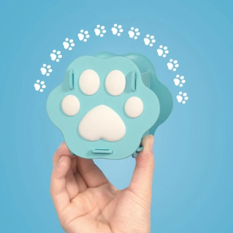 1pc Cute Cartoon Cat Claw Pen Holder Student Desktop Storage Box Cosmetics Pencil Organizer for Desk, School Pen Container