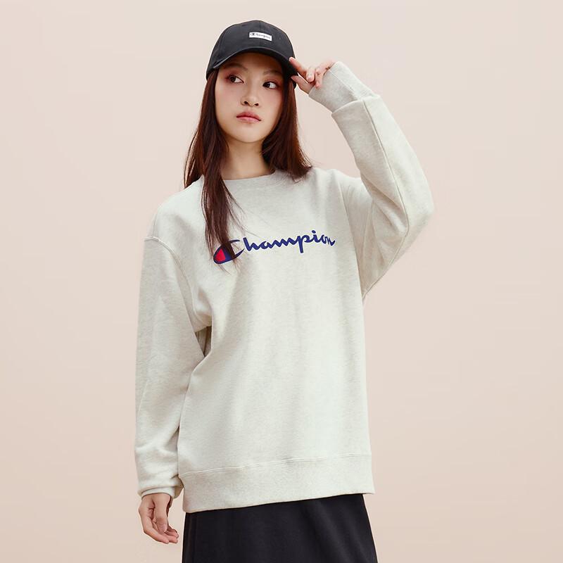 Champion Men's American Script Logo Crewneck Sweatshirt