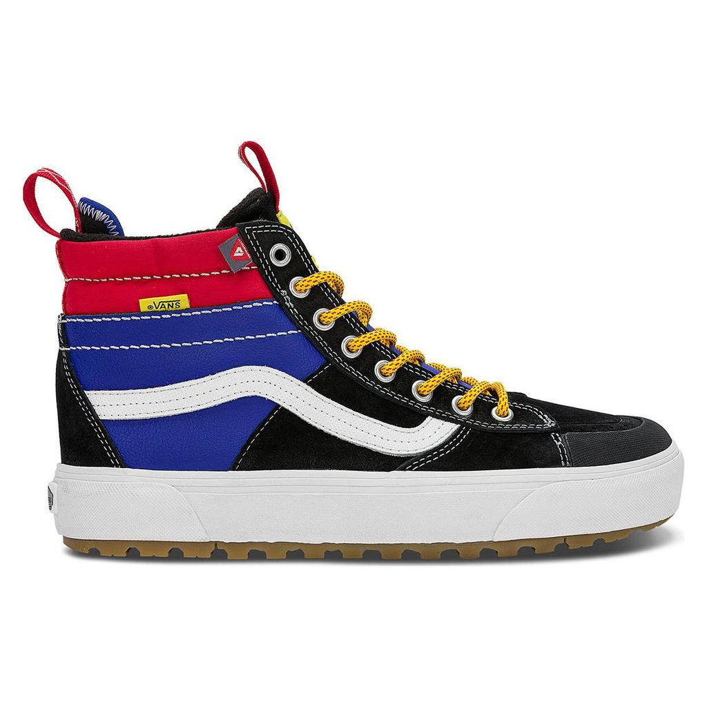 Vans Sk8 Mte Trendy Casual Vysoké Skate Boty Unisex Tenisky Černá Bílá Modrá VN0A5HZZBRA