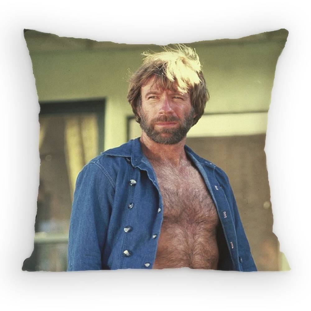 Federa Cuscino Martiale Chuck Norris The Expendables Antiacaro Cuscino con cerniera invisibile morbido corto Copricuscino per divano