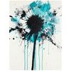 Poster Dandelion In Motion Poster Dandelion In Motion, 50X70 Cm, Black Aluminum Frame, 230 Gsm Matte Paper