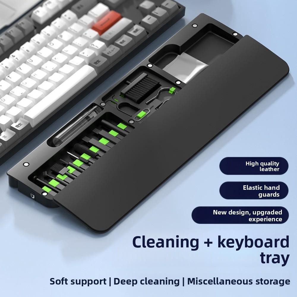Wrist Pad Computer Cleaning Tools 22 in 1 Soft Foam Keyboard Cleaner Kit Brush Screen Cleaning Earphone Clean Brush Set Typing