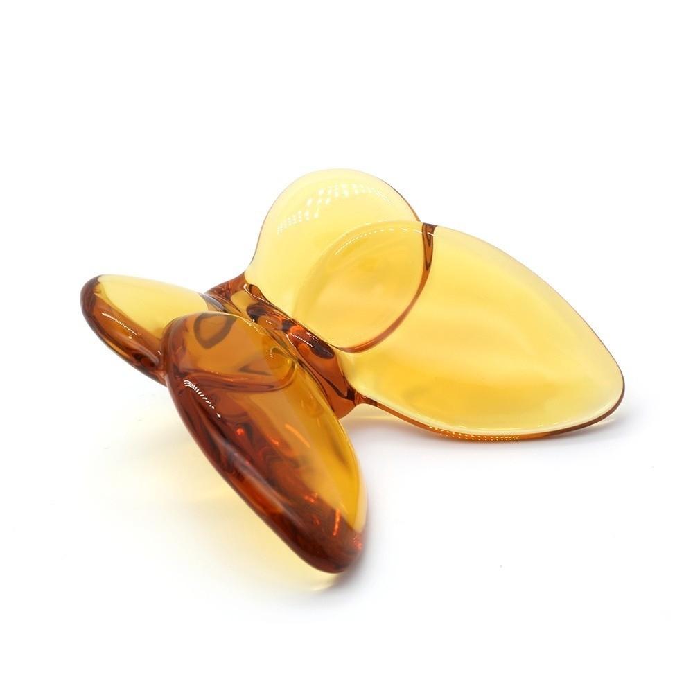 Glass Butterfly Figurine Mini Table Ornaments Elegant Desktop Decoration  Craft Collection