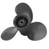 Outboard Propeller 3 Blades Aluminum Alloy Copper Outboard Replacement for Outboard 8‑20HP