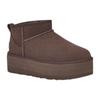 UGG  Classic Ultra Mini Platform Boot Burnt Cedar Women Sneakers Brown 1135092-BCDR