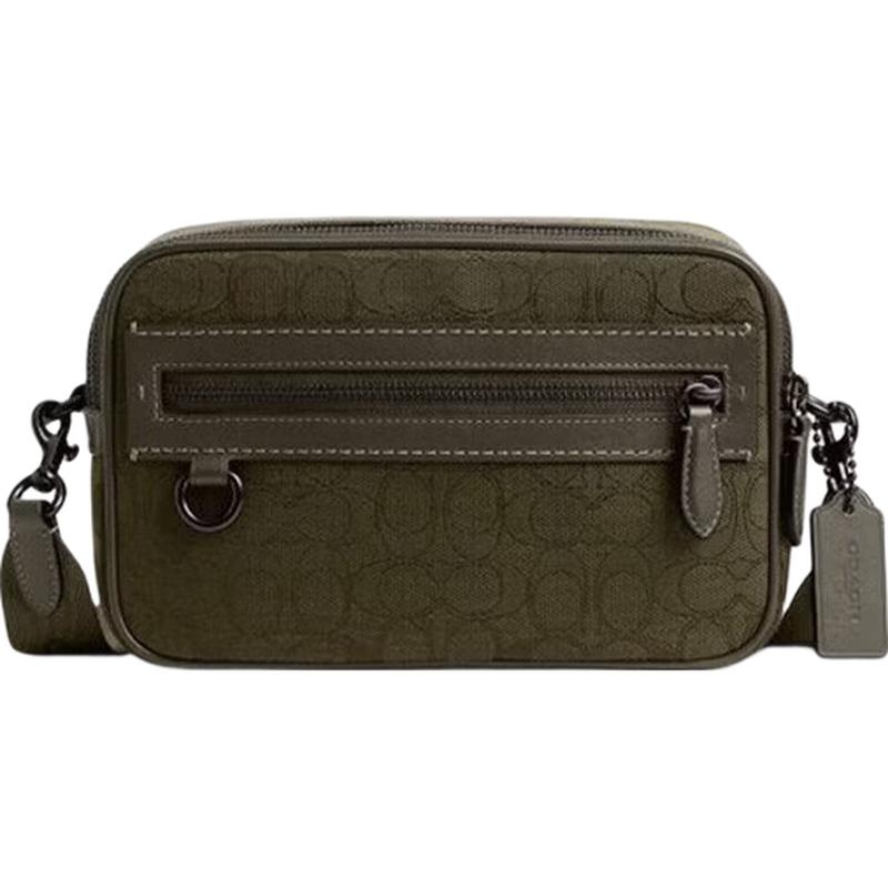 

COACH Men s Theo Signature Crossbody Camera Bag Small
