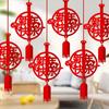6pcs 3D Chinese Snake Year Pendants Traditional Spring Festival Supplies  Home Living Room Decor