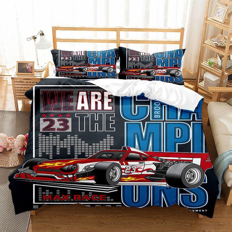 

Модная технология печати, 3D цифровая печать, постельное белье, пододеяльники, наволочки, комплекты из трех предметов 135 * 200Cm two-piece set