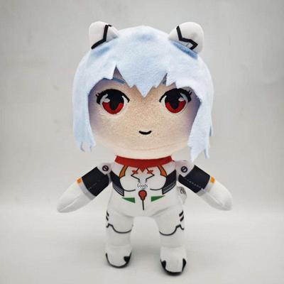 Blaues Mädchen Krieger Plüschtier Puppe