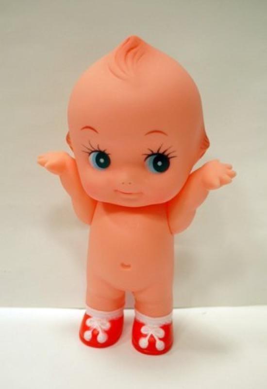 

Kewpie doll with shoes, 15cm, red