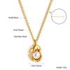 Cross-Border INS Women's Stainless Steel Sweater Chain Necklace Bamboo Chain European American Niche Design Fashionable Light