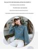 Vintage-Inspired Luxe Korean Denim Shirt with Scarf Collar