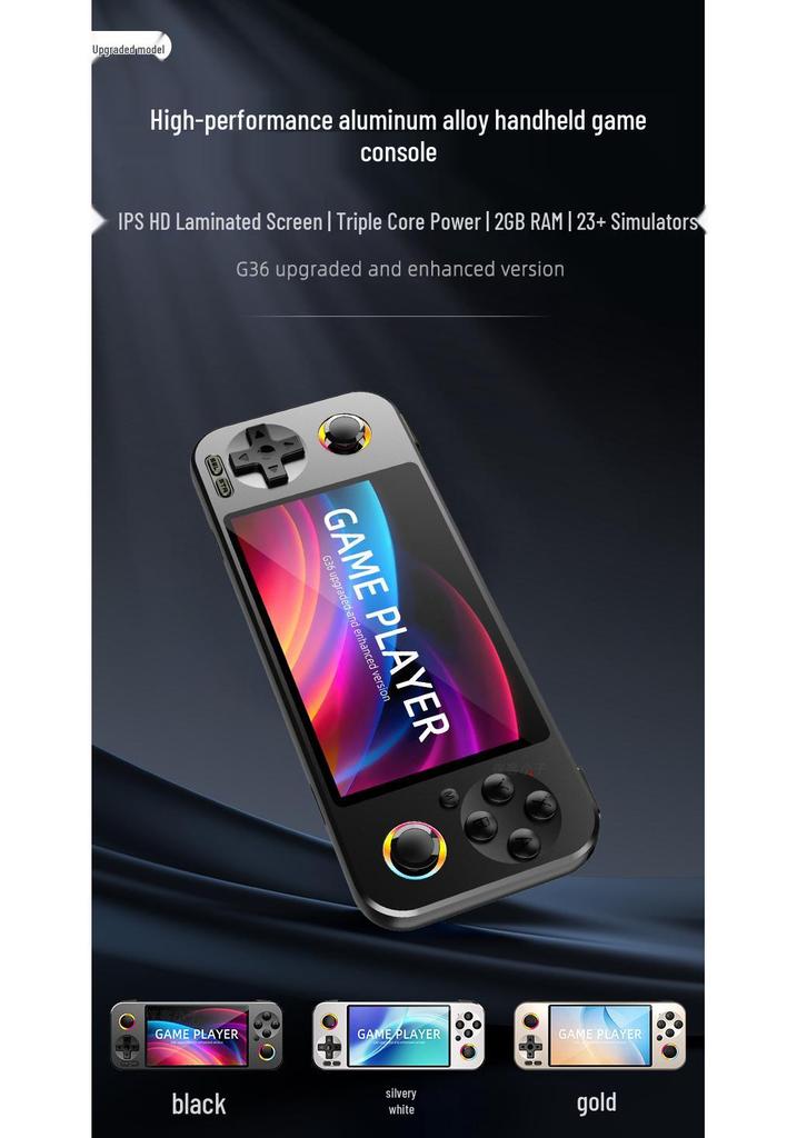 Cross-Border Open Source 4.5-inch HD Metal Handheld Game Console with Arcade Screen