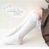 Girls Knee High Cotton Socks Big Ribbons Bow Back To School Socks, Ribbons Bows Long Socks Uniform Party Wear Stockings