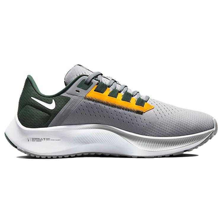 NFL X Nike Air Zoom Pegasus 38 Green Bay Packers Men Sneakers Grey Wolf-Grey Fir DJ0844-001
