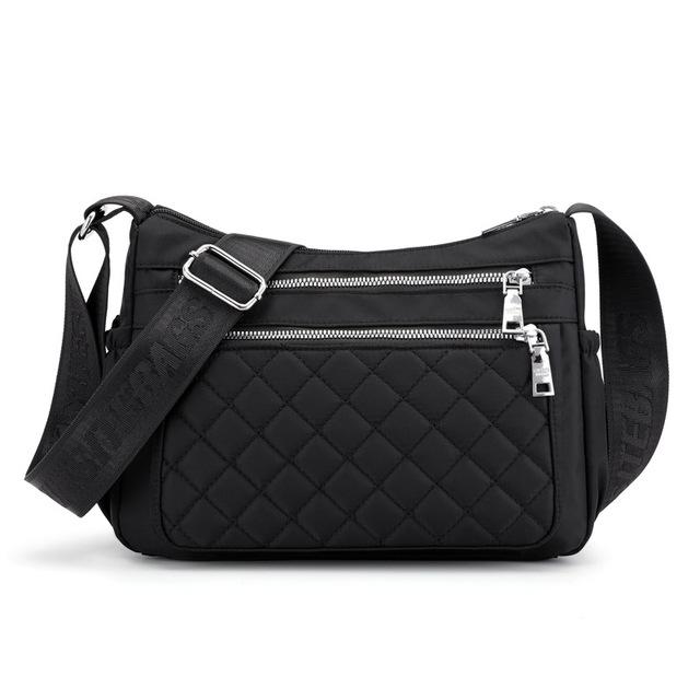 Yogodlns Women Nylon Shoulder Bag Waterproof Multi-pocket Zipper Bag Ladies Travel Messenger Bag For Designer Bolsa Feminina