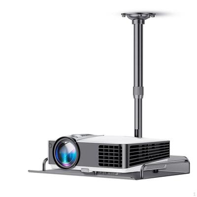 Ceiling Mount with Tray for Projector Camera Adjustable Height Hotel Sturdy Structure Living Room
