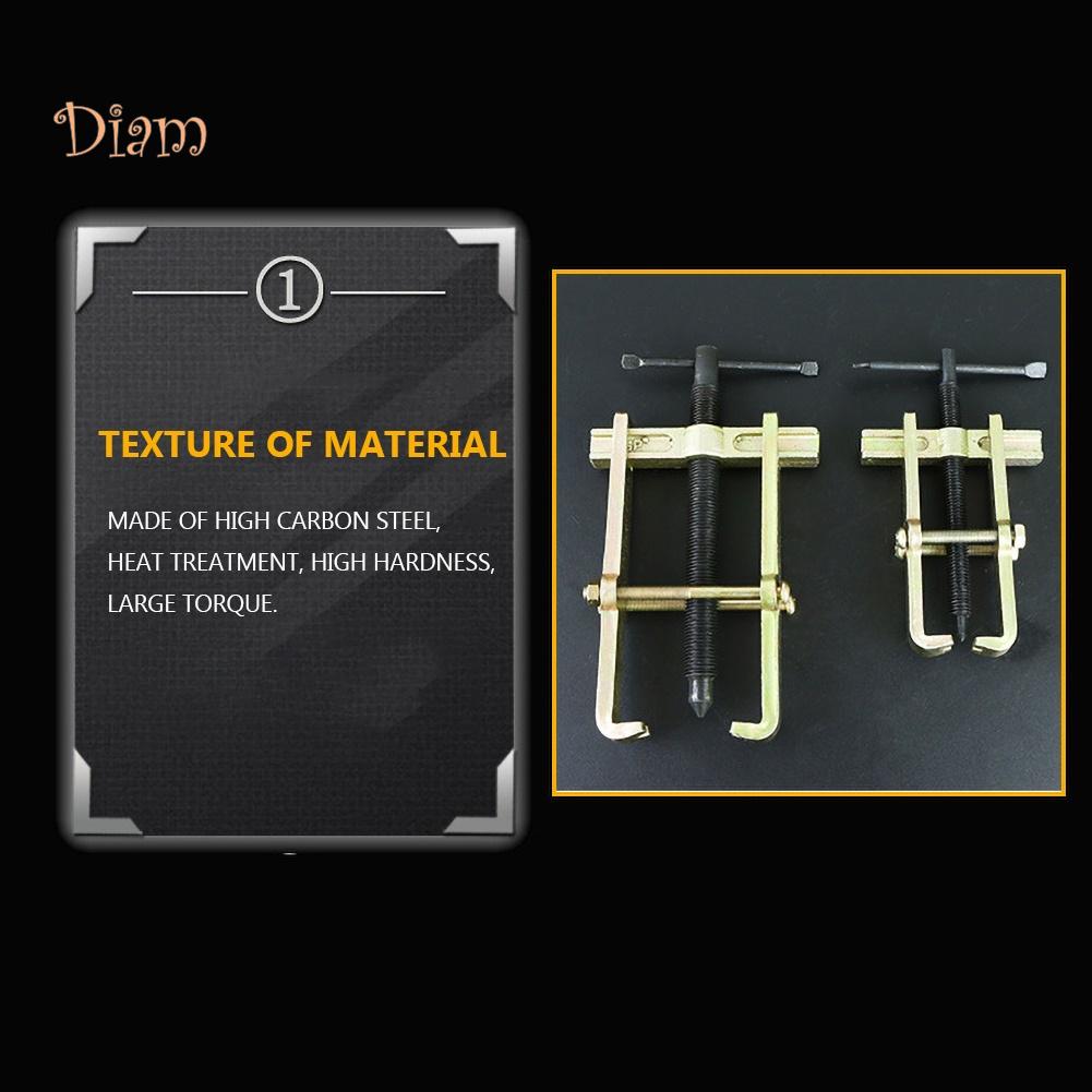 Diam 3/4/6 Zoll Kohlenstoffstahl Zwei-Klauen-Lagerabzieher Separates Hebegerät Handwerkzeug