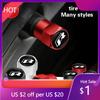 New Car Styling Metal Car Tire Valve Caps Dust Prevention Accessories For R Volkswagen Magotan R-Line Touran GTI Bora Lavid