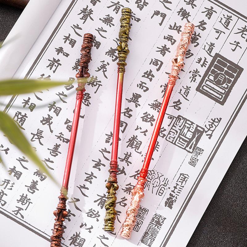 Modello Metallo Mini Bastone di Wukong Creativo Arma di Wukong Re Scimmia Piccolo Ornamento Artigianato Giocattoli per Bambini Periferiche Anime Regali