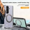 Coque de téléphone avec anneau rotatif à 360° et protection de charnière magnétique pour Samsung Galaxy Z Fold 7 6 5 4 pour chargeur Magsafe