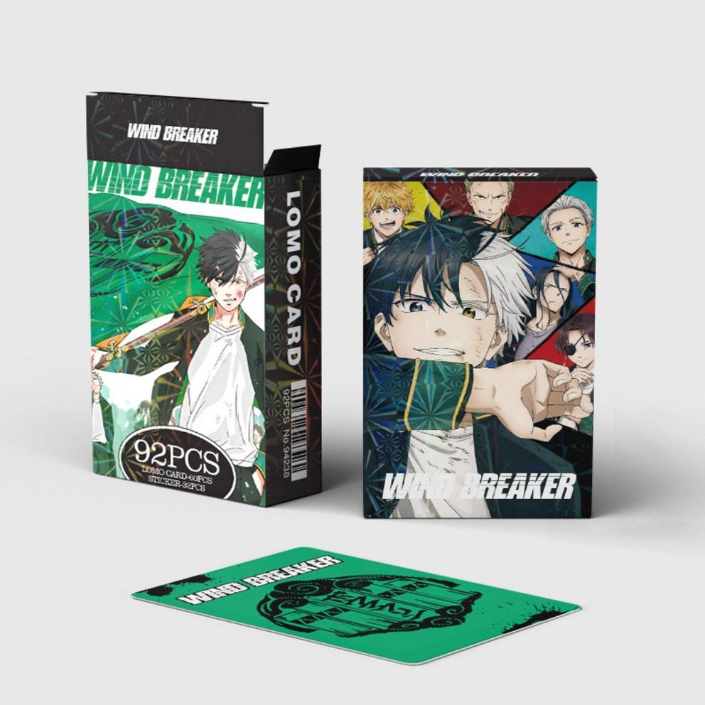 WINDBREAKER Lomo Card Mini Sticker 92pcs Animation Photocard Goods