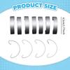 100Pcs Steel Cage Door Hooks Hanging Hooks Practical Fasteners Heavy Duty Accessories for Chicken Coop Doors for Pigeon Cages
