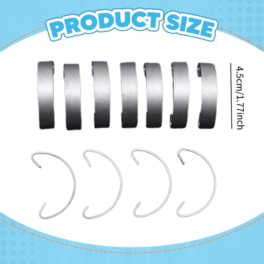 100Pcs Steel Cage Door Hooks Hanging Hooks Practical Fasteners Heavy Duty Accessories for Chicken Coop Doors for Pigeon Cages