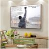 Malerei Nordic Schlafzimmer Dekoration Bild Bodybuilding Druck Poster Motivation Schwarz und Weiß Zitat Wand Kunst Leinwand
