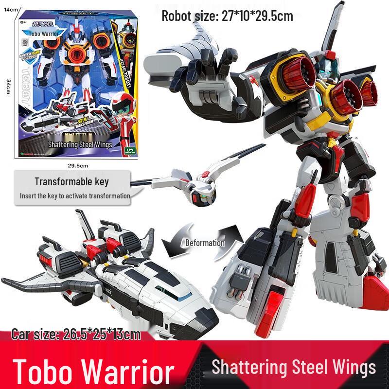 Tobot Warriors Transforming Car Robot Toy - Galaxy Detectives Sonic Thunder for Boys
