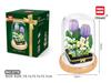Micro Particle Building Blocks: Sunflower and Rose Bouquet for Valentine's, Qixi, Teacher's Day, and Christmas.