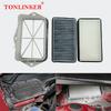 Filtru de aer TONLINKER cu 3 găuri pentru Vw Caddy Eos Golf MK5 MK6 Passat B5 B6 B7 Passat CC Scirocco MK3 Touran Filtru de aer extern pentru mașină